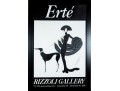 Poster, Erte Aka Romain De Tirtoff, Fashion Lady With Greyhound, Rizzoli Gallery, 1978
