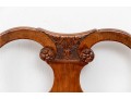 Antique Queen Anne Chair With Inlaid Urn Form Splat, Paw Feet