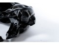 Romano Dona 1980 Italian Black Murano Art Glass Bison Sculpture (as-is)