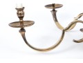 Vintage Brass Six Light Chandelier