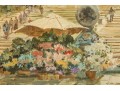 Signed Vintage Oil On Artist Board, The Spanish Steps Rome