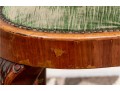 Antique Queen Anne Chair With Inlaid Urn Form Splat, Paw Feet