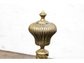 Pair Of Fine Antique Brass Andirons