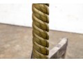 Pair Of Fine Antique Brass Andirons