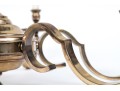 Vintage Brass Six Light Chandelier
