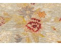 Antique Round Needlepoint Bench With Nailheads On Fluted Legs