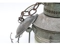Set Of Seven Antique Metal Ships Oil Lanterns By Anchor