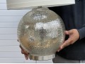 Glamorous Decorative Globe Form Table Lamp With Shade And Finial