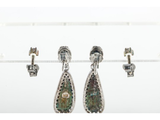 Sterling Silver Opalite Earrings