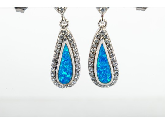 Sterling Silver Opalite Earrings