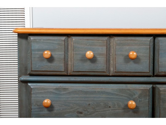 Farmhouse Blue Painted Dresser