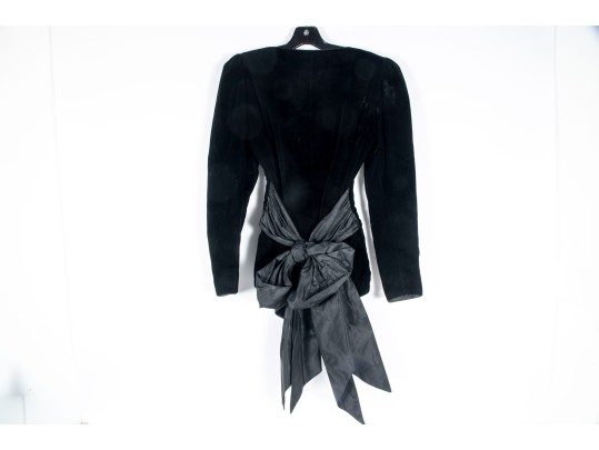 Scherrer Boutique Paris Black Velvet Ensemble