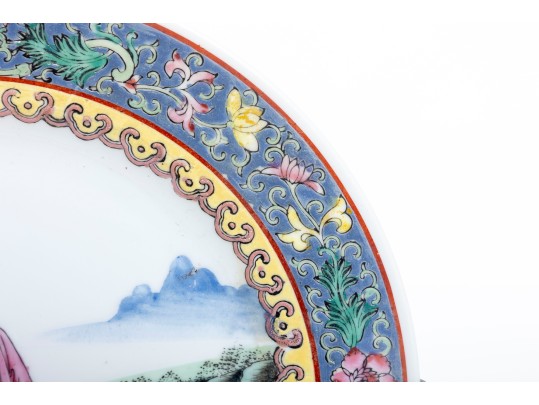 Chinese Famille Rose Porcelain Plate