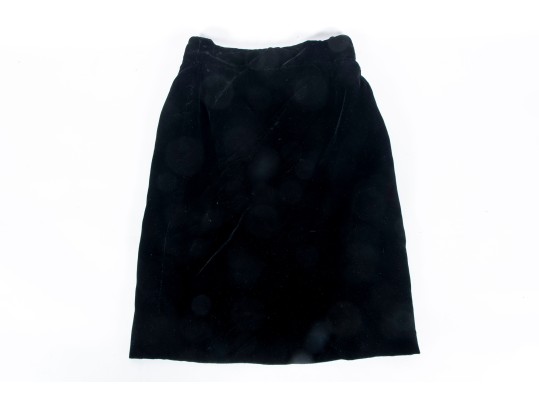 Scherrer Boutique Paris Black Velvet Ensemble