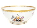 Porcelain De Paris Armorial Punch Bowl