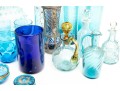 Vintage Blue Depression Glassware