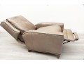 Bradington Young Gray Leather Recliner