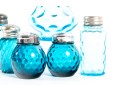 Blue Depression Glass Shakers