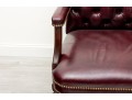 Cabot Wrenn Burgundy Leather Executive Desk Chair