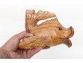 Mid Century Folk Art Teak Fish Sculptures