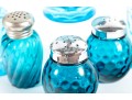 Blue Depression Glass Shakers