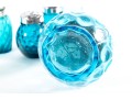 Blue Depression Glass Shakers