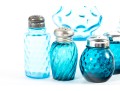 Blue Depression Glass Shakers