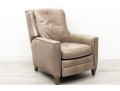 Bradington Young Gray Leather Recliner