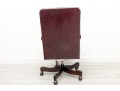 Cabot Wrenn Burgundy Leather Executive Desk Chair