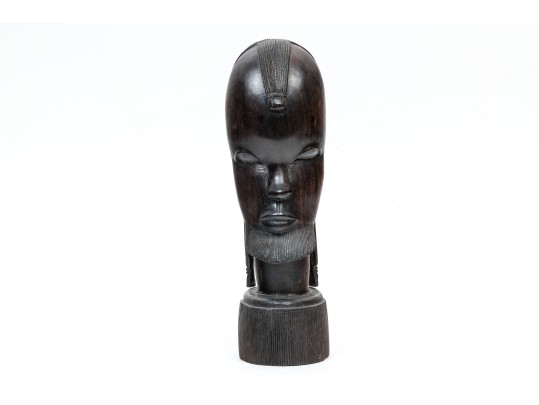 Carved African Tribal Bust
