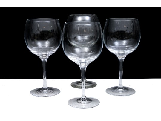 Four Tiffany Wine Glasses