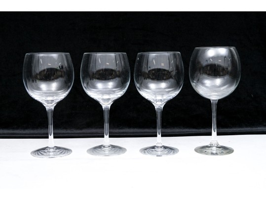 Four Tiffany Wine Glasses
