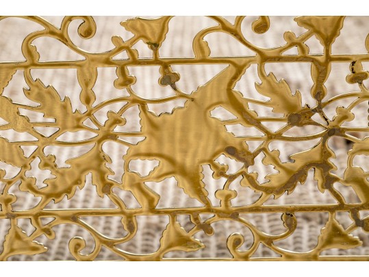 Fine Vintage Brass Fire Fender