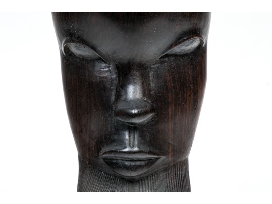 Carved African Tribal Bust