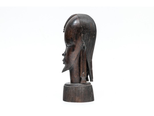 Carved African Tribal Bust