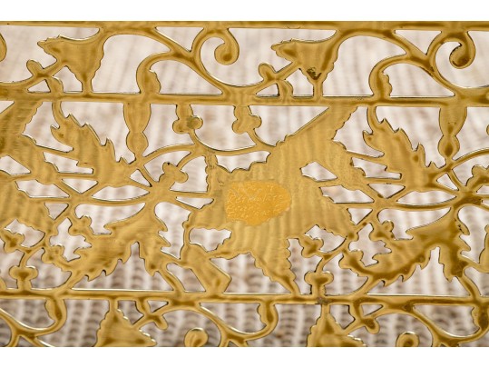 Fine Vintage Brass Fire Fender
