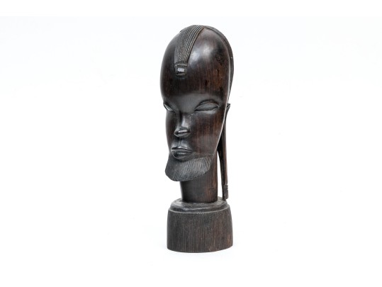 Carved African Tribal Bust