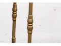 19th Century Gilt Painted Metal And Alabaster Plant Stand