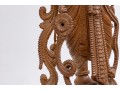 India Carved Wood Deity Figure