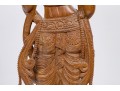 India Carved Wood Deity Figure