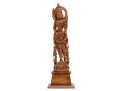 India Carved Wood Deity Figure