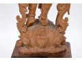 India Carved Wood Deity Figure