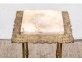 19th Century Gilt Painted Metal And Alabaster Plant Stand
