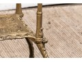 19th Century Gilt Painted Metal And Alabaster Plant Stand