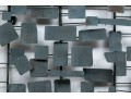Modernist 3-D Painted Metal Wall Sculpture