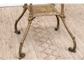 19th Century Gilt Painted Metal And Alabaster Plant Stand