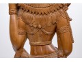 India Carved Wood Deity Figure