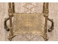 19th Century Gilt Painted Metal And Alabaster Plant Stand