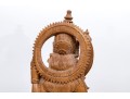 India Carved Wood Deity Figure