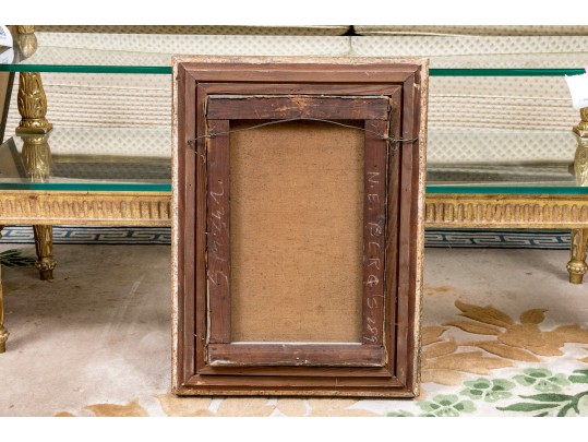 Henri Duverne (France, 20th C.) Oil On Canvas, Tea In The Sun Room 